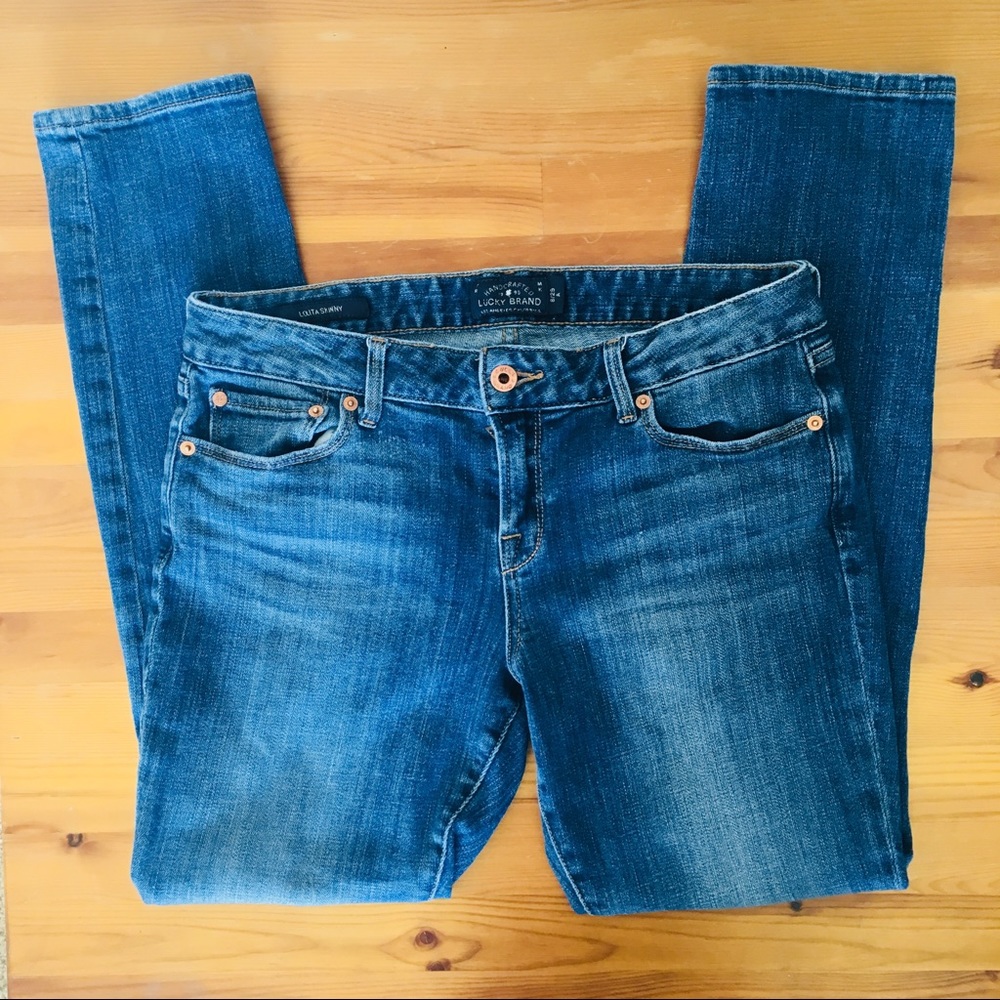 Lucky Brand // Lolita skinny jeans medium wash
